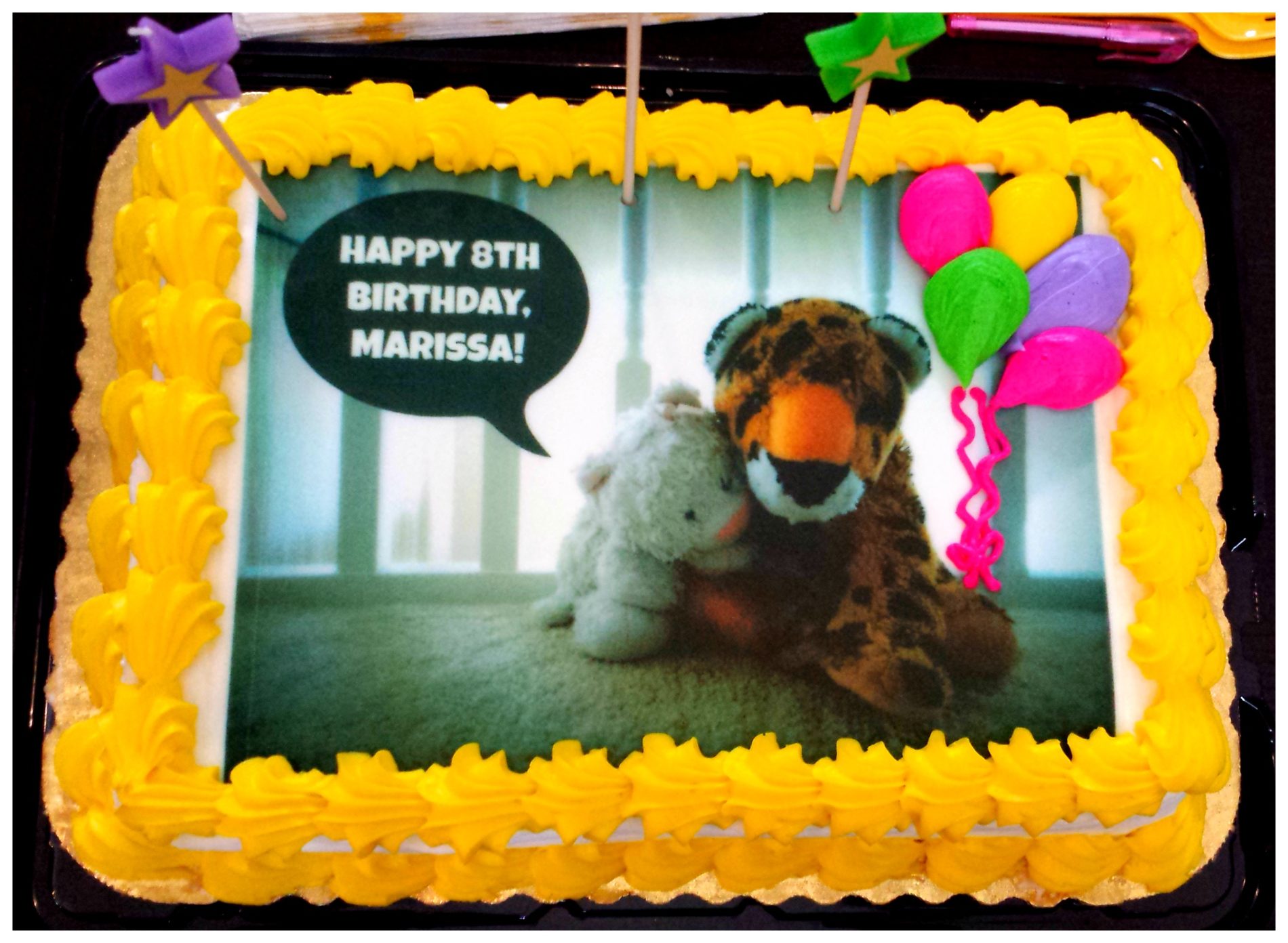 mystery party cake